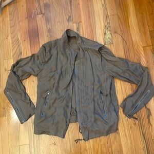 BLANK NYC Brown Zip Up Jacket Size Small